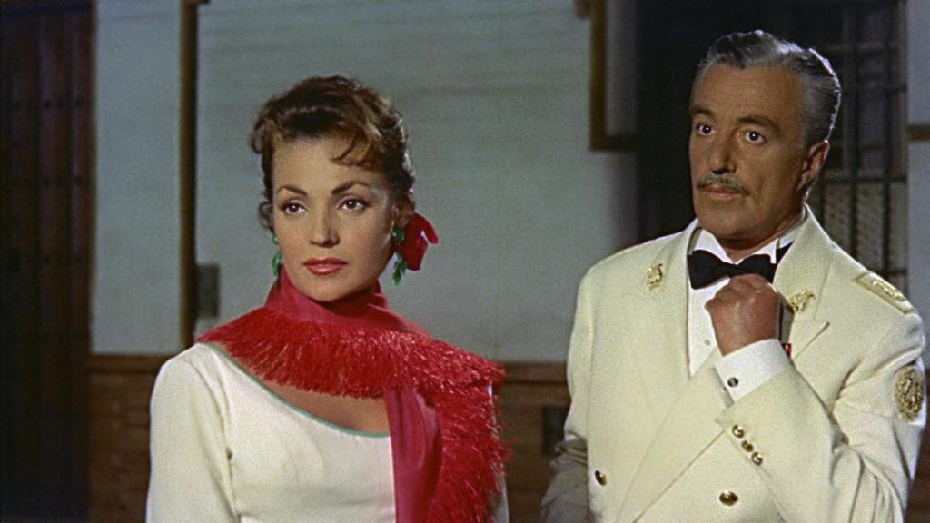 Carmen Sevilla y Vittorio Da Sica en 'Pan, amor y Andalucía'
