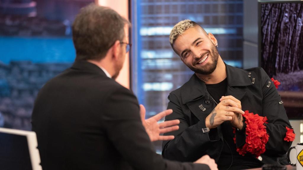 Maluma en su última visita al plató de 'El Hormiguero'.