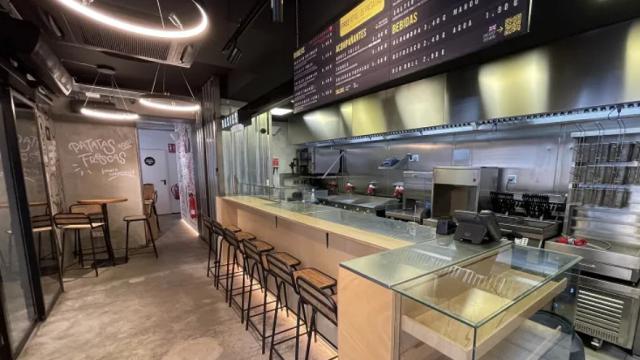 Interior de uno de los Goiko Basics de Madrid.