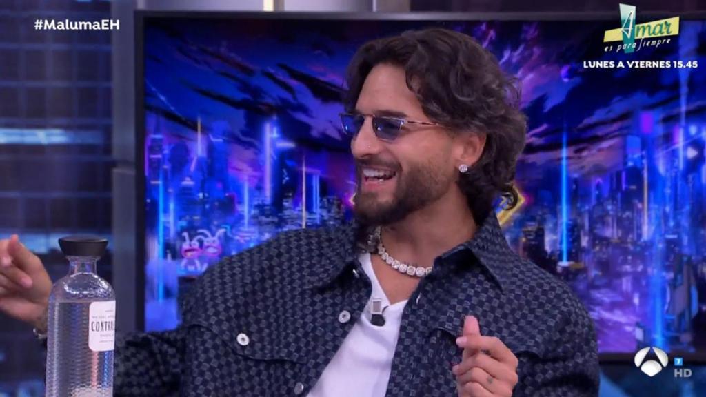 Maluma en 'El Hormiguero'.