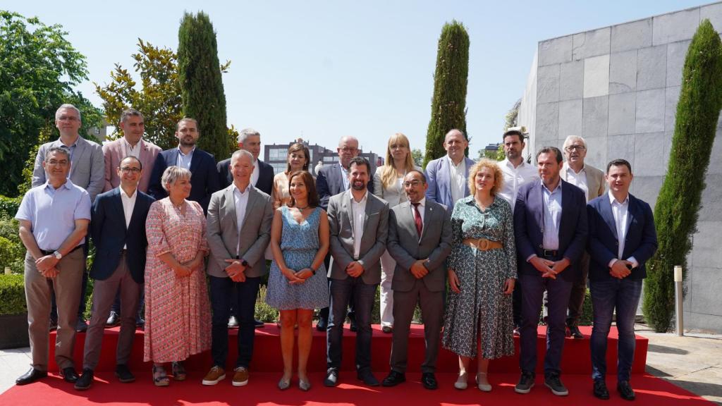 Presentación de los candidatos del PSOE al Congreso y al Senado por Castilla y León, este lunes en Valladolid.