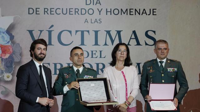 El vicepresidente de la Junta de Castilla y León, Juan García-Gallardo, preside el acto institucional en el que se conmemora el Día de Recuerdo y Homenaje a las Víctimas del Terrorismo de Castilla y León