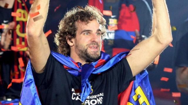 Roger Grimau, en su etapa de jugador en el Barça.