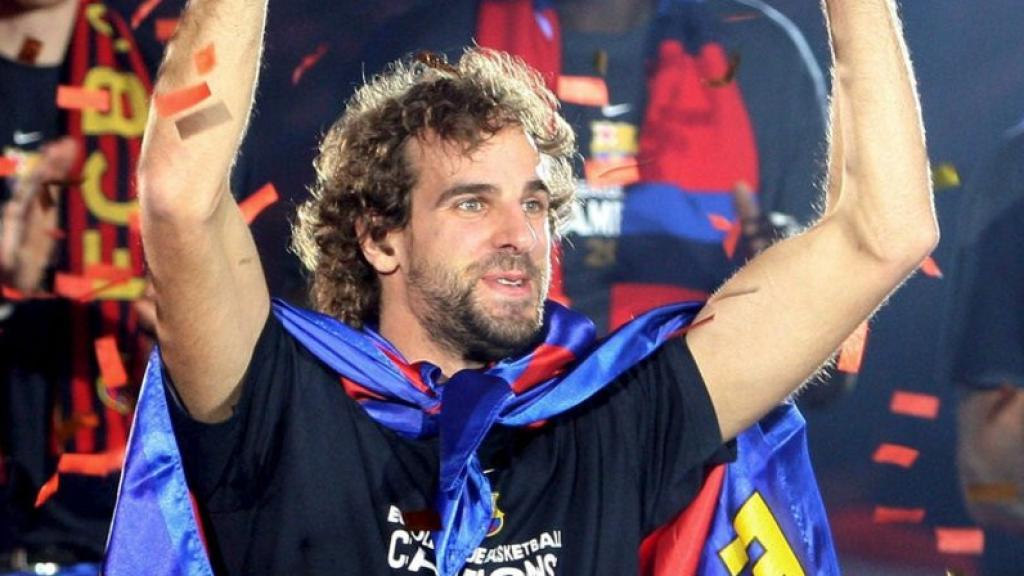Roger Grimau, en su etapa de jugador en el Barça.
