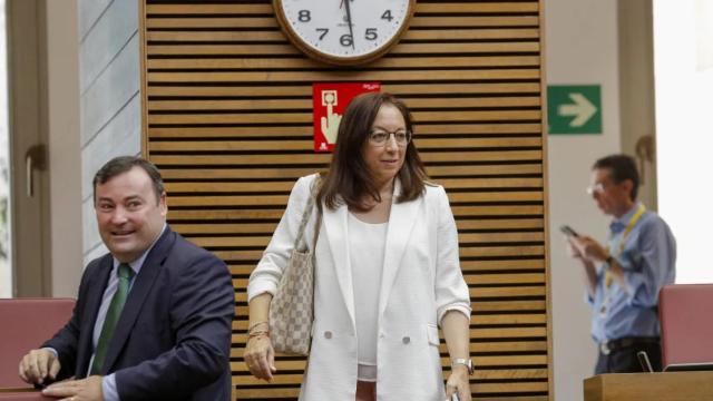 Llanos Massó llega este lunes a las Cortes Valencianas para ser nombrada presidenta.