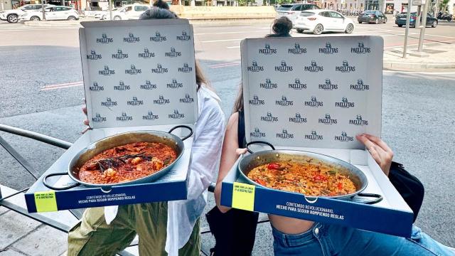 Paellas para llevar a casa de Paellitas Tradición.