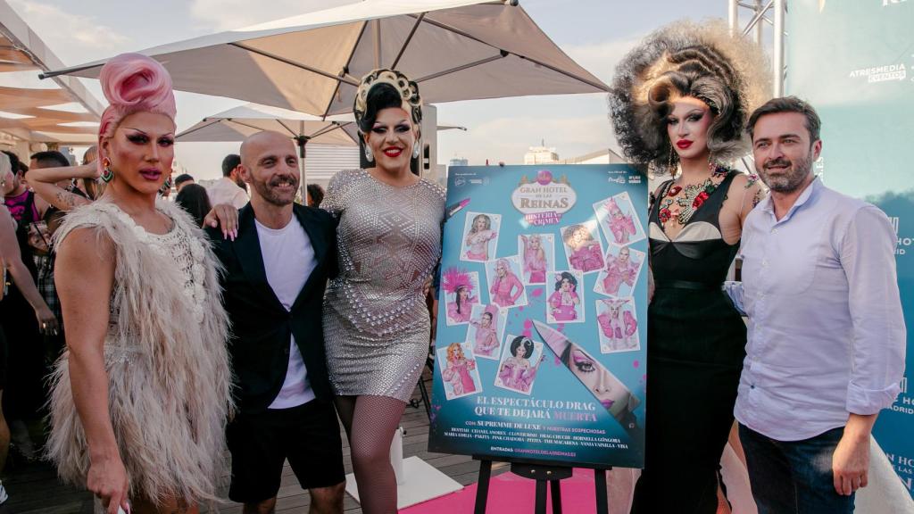 Hornella Góngora, Ferran Poca, Vania Vainilla, Pitita y Emilio Sánchez