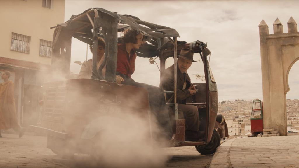 Una de las escenas de acción de 'Indiana Jones y el dial del destino'.