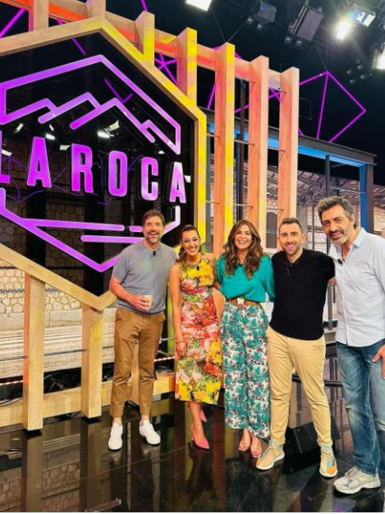 Nuria Roca con pantalón de IKKS.