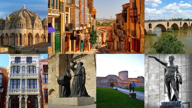 Collage de lugares de Zamora