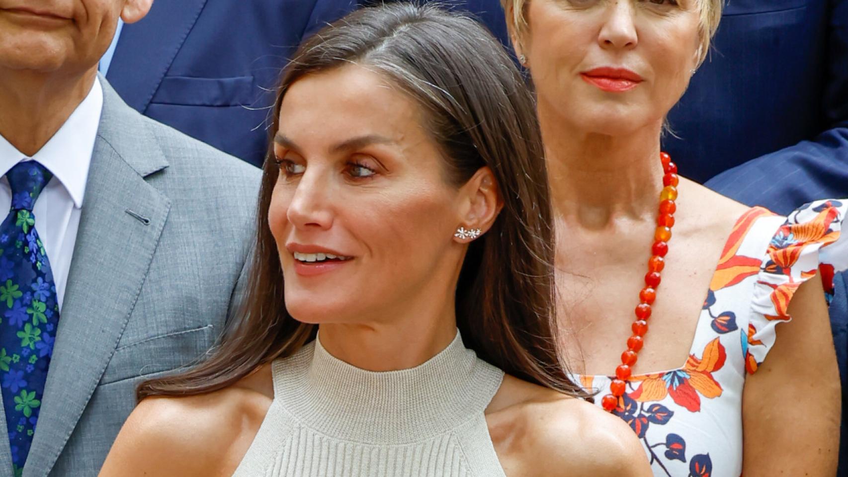 Letizia en un acto en Madrid.