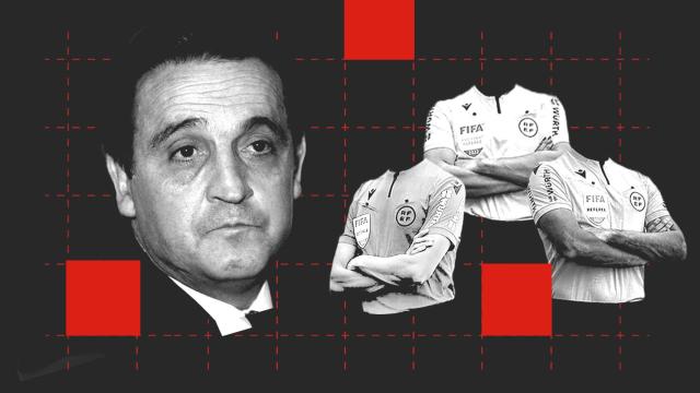 José María Enríquez Negreira, en un fotomontaje