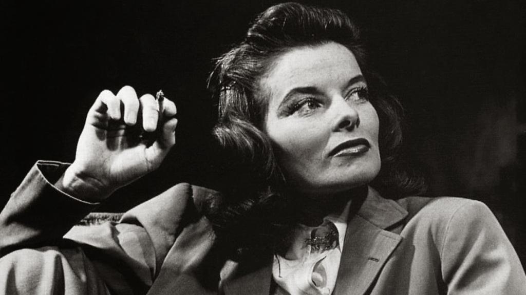 Katharine Hepburn,  en 1940 en una fotografía promocional de 'Historias de Filadelfia'