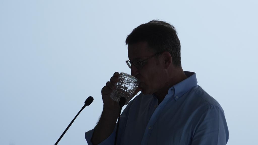 Alberto Núñez Feijóo, este martes en un acto del PP en Valencia.