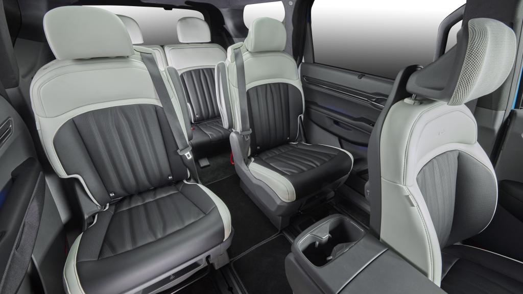 El Kia EV9 puede ser de seis o siete plazas.
