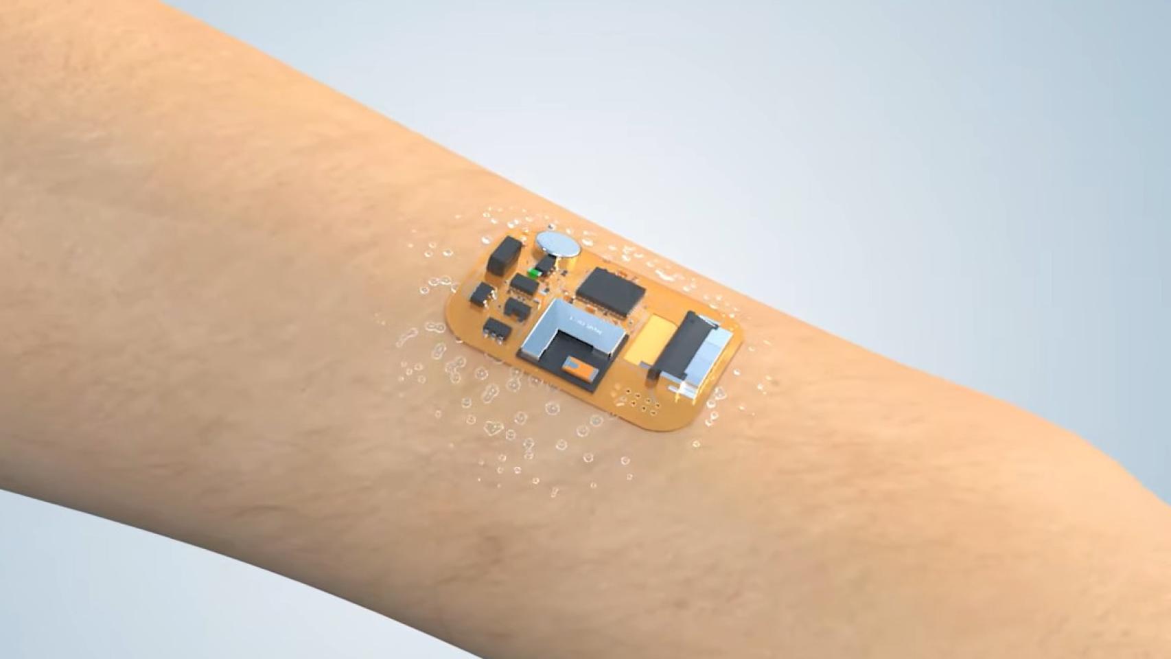 Sensor de inflamación mediante sudor