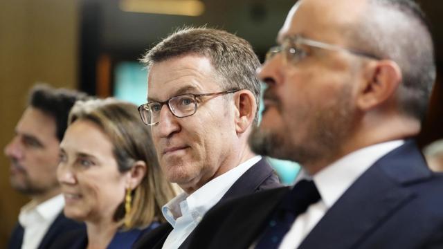 El presidente del PP Alberto Núñez Feijóo.