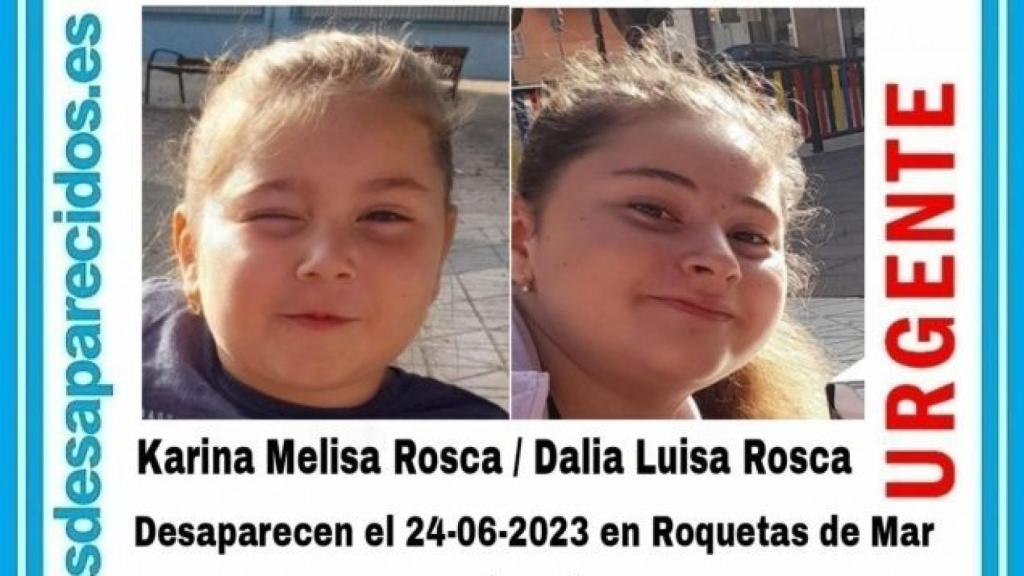 Niñas desaparecidas en Roquetas de Mar.
