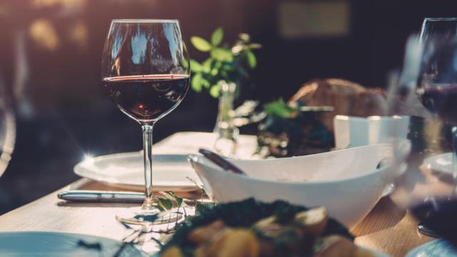 Una cena.