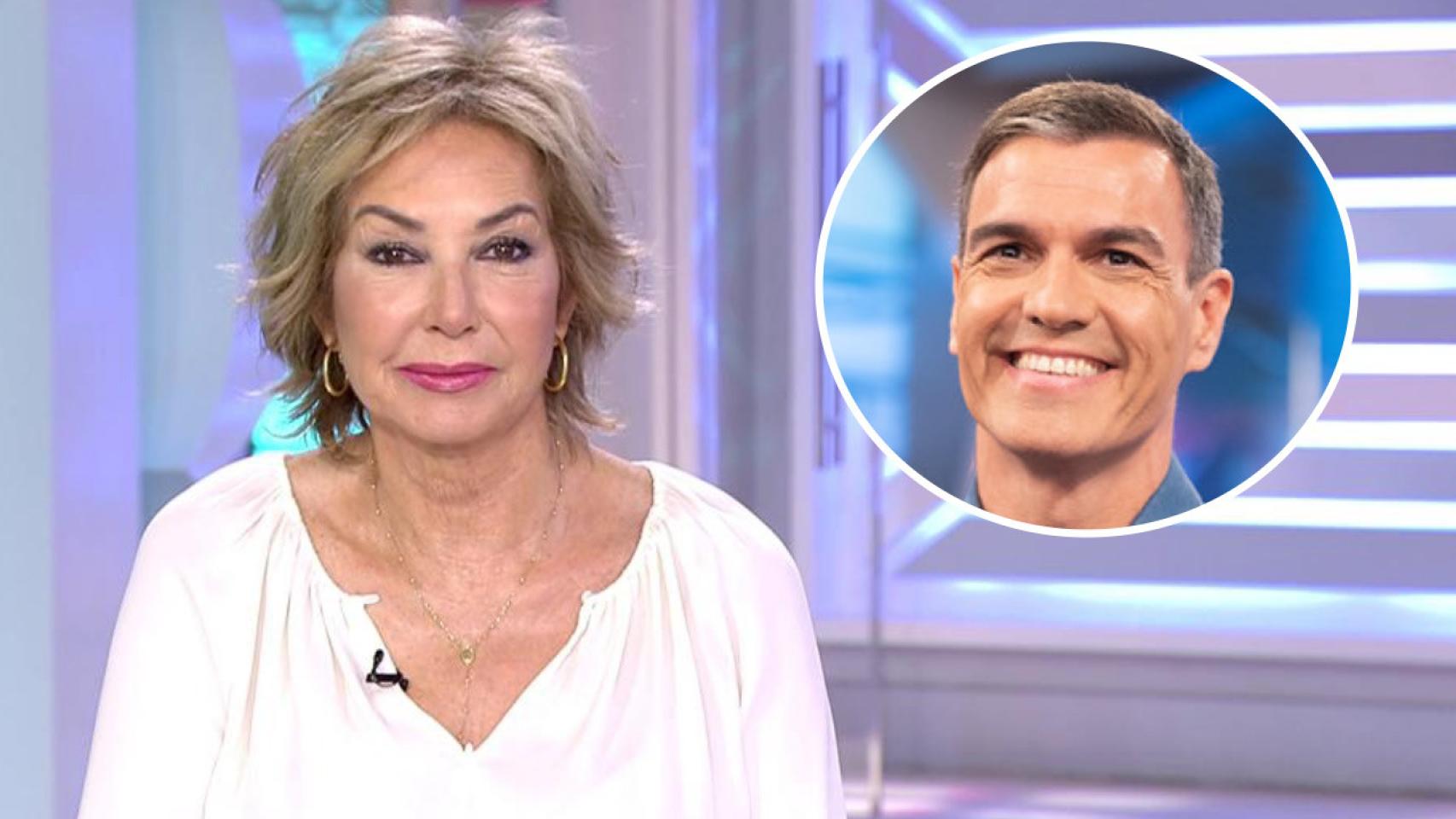 Ana Rosa entrevistará a Pedro Sánchez el próximo martes: No le voy a reconocer, tiene más canas