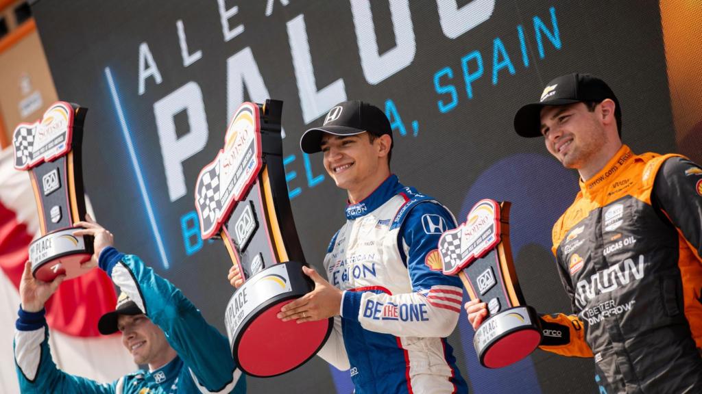 Álex Palou, tras ganar en Road America