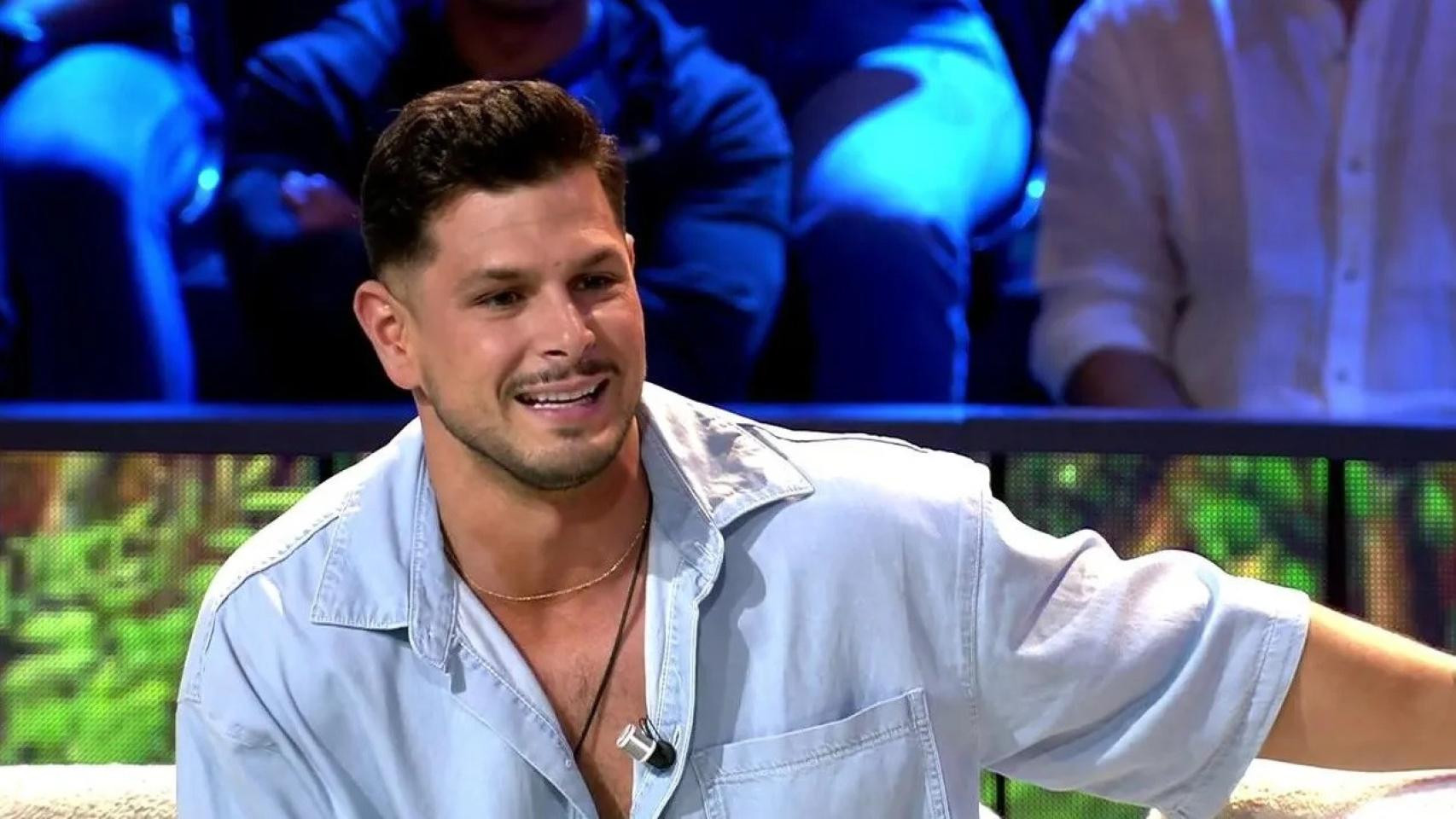 Alejandro Nieto en el plató de ‘Supervivientes 2023’.