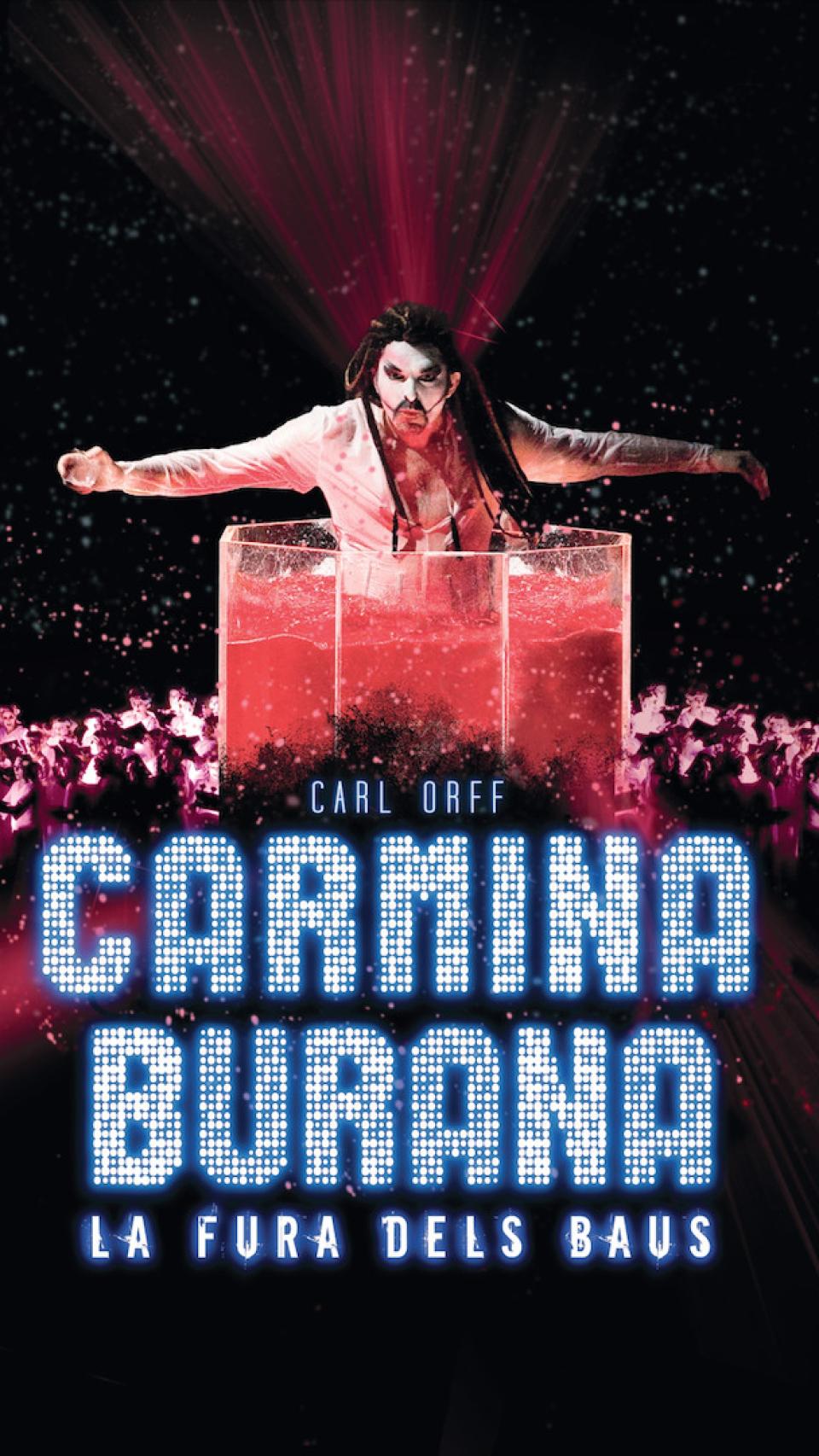 Cartel CARMINA BURANA de La Fura dels Baus.