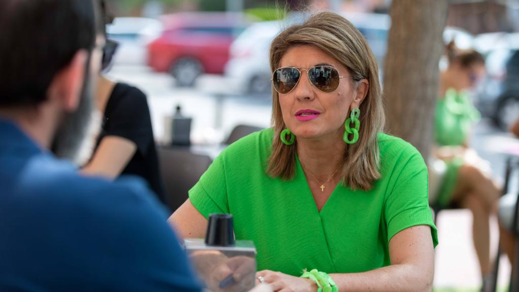 María Victoria durante el encuentro con EL ESPAÑOL - EL DIGITAL CLM.