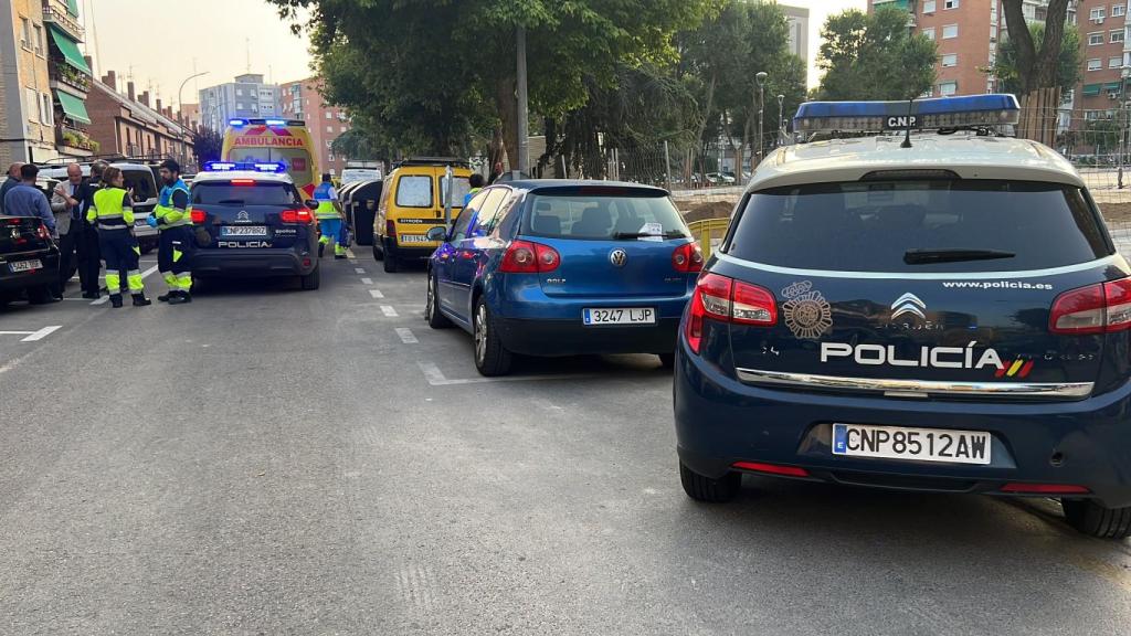 La policía en el lugar de los hechos