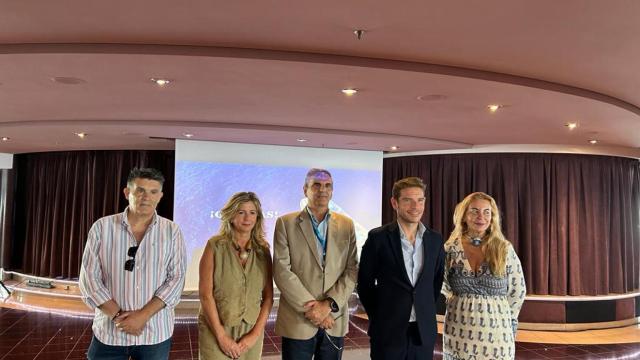 Un momento de la reunión de este miércoles con MSC Cruceros.