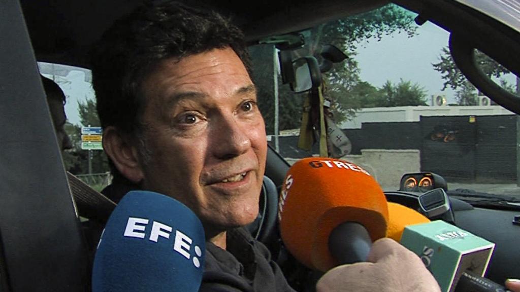 Augusto Algueró en su reaparición ante los medios, este pasado miércoles 28 de junio.