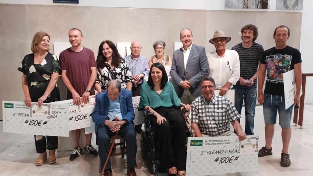 Foto con  todos los premiados