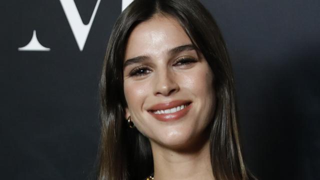 Sandra Gago, mujer de Feliciano López, en un evento público en Madrid.