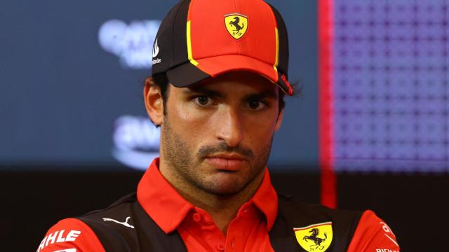 Carlos Sainz durante la rueda de prensa de la F1 previa al GP de Austria.