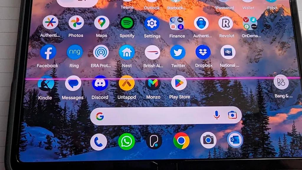 El error del Pixel Fold