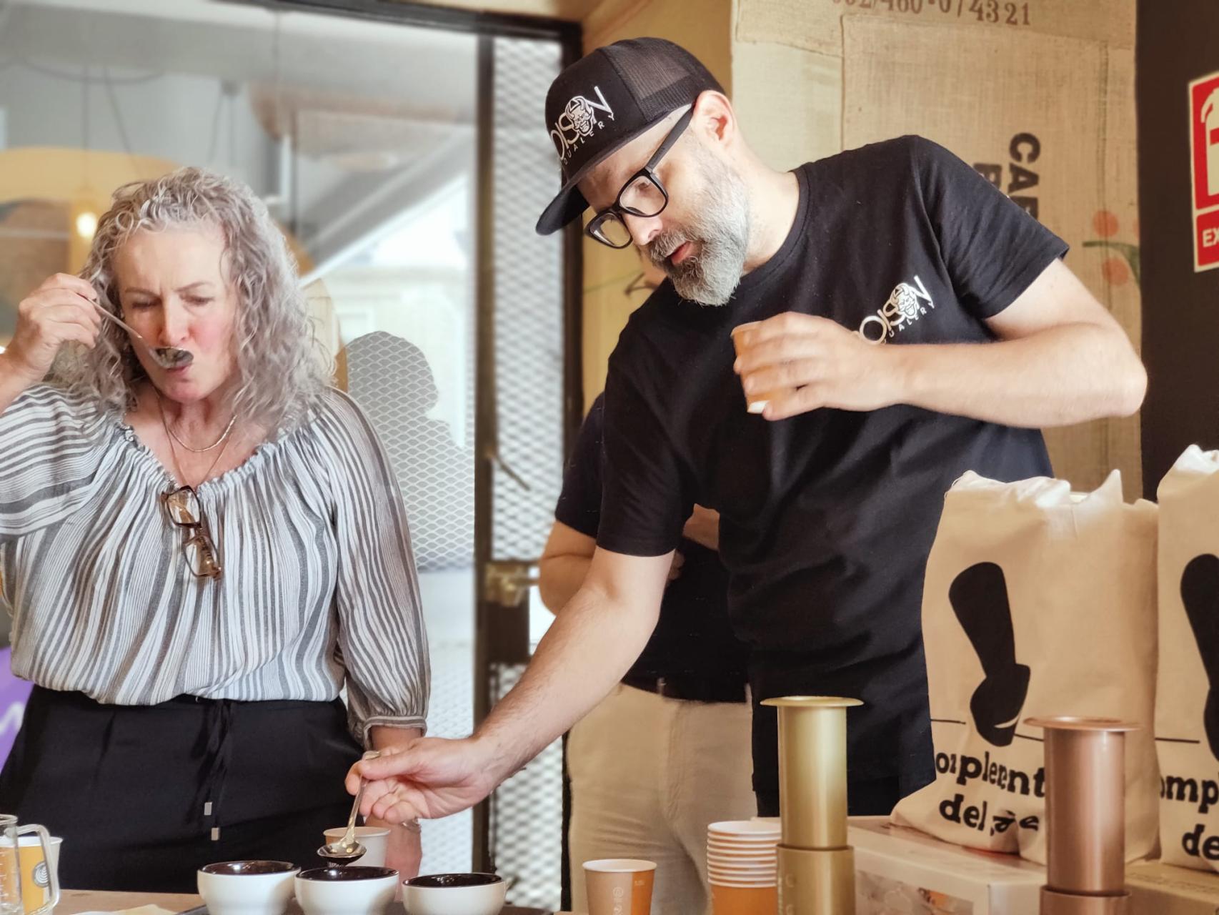 El barista toledano David de la Cruz