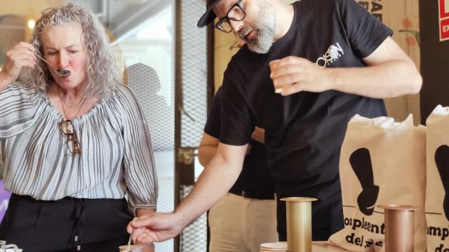 El barista toledano David de la Cruz