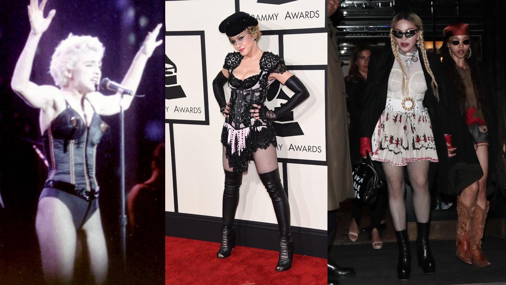 La evolución de los estilismos de Madonna desde 1982 hasta la actualidad.