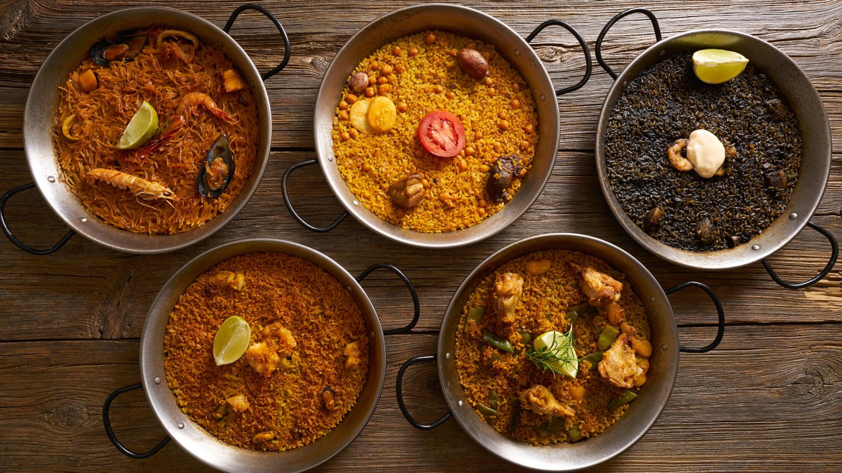 Estos son los tipos de paella que existen, según la zona de España