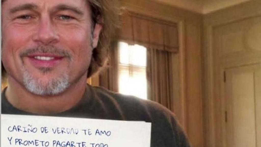 Uno de los montajes enviados por los ciberdelincuentes a la víctima.
