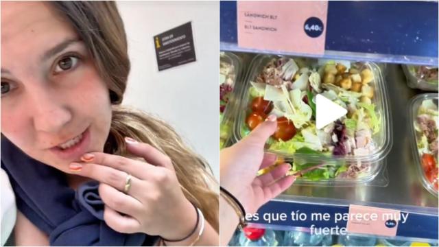 La tiktoker 'Ohlileven' cuenta a sus seguidores dónde ha conseguido comer por tan solo 2,40€