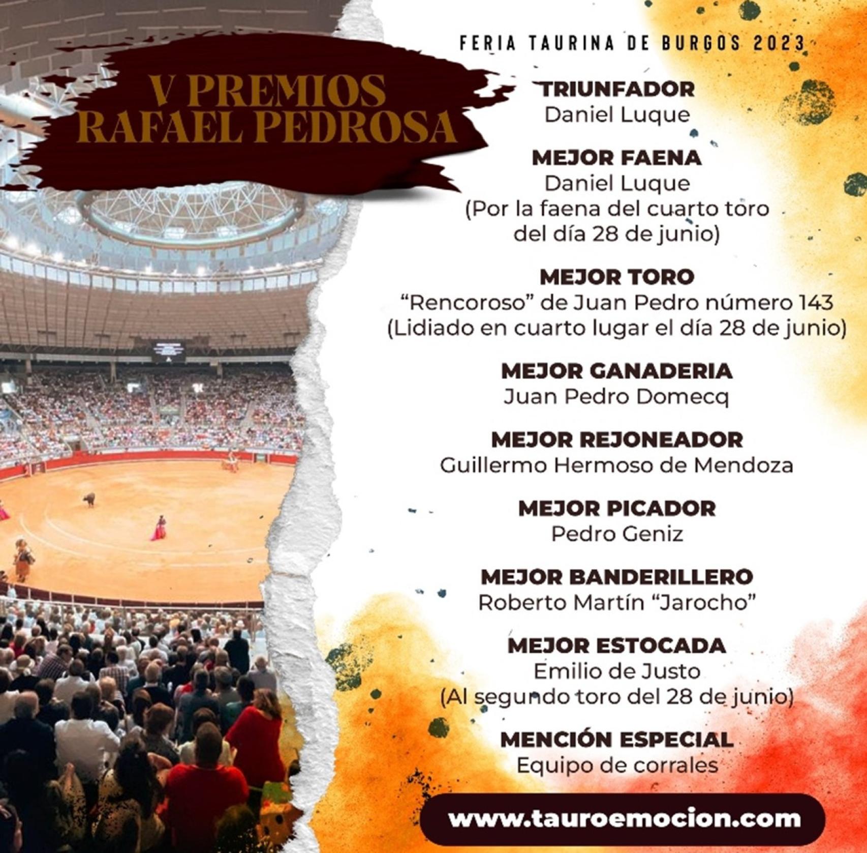 Cartel de la feria taurina de Burgos