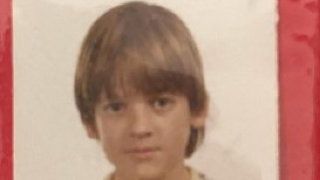 Edu Soto, de niño.