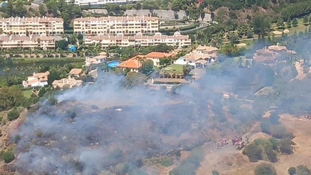 Incendio forestal de Benahavís.