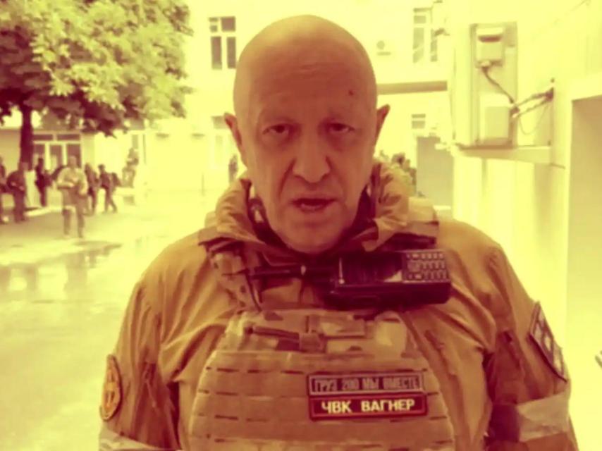 Prigozhin, durante la toma de Rostov.