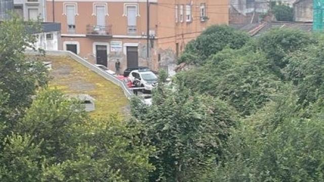 Lugar donde unos niños han hallado un cadáver en Santoña.