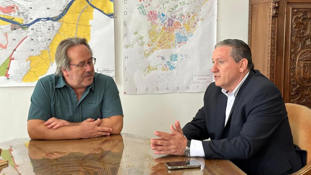Francisco Guarido, a la izquierda, y Javier Faúndez, a la derecha