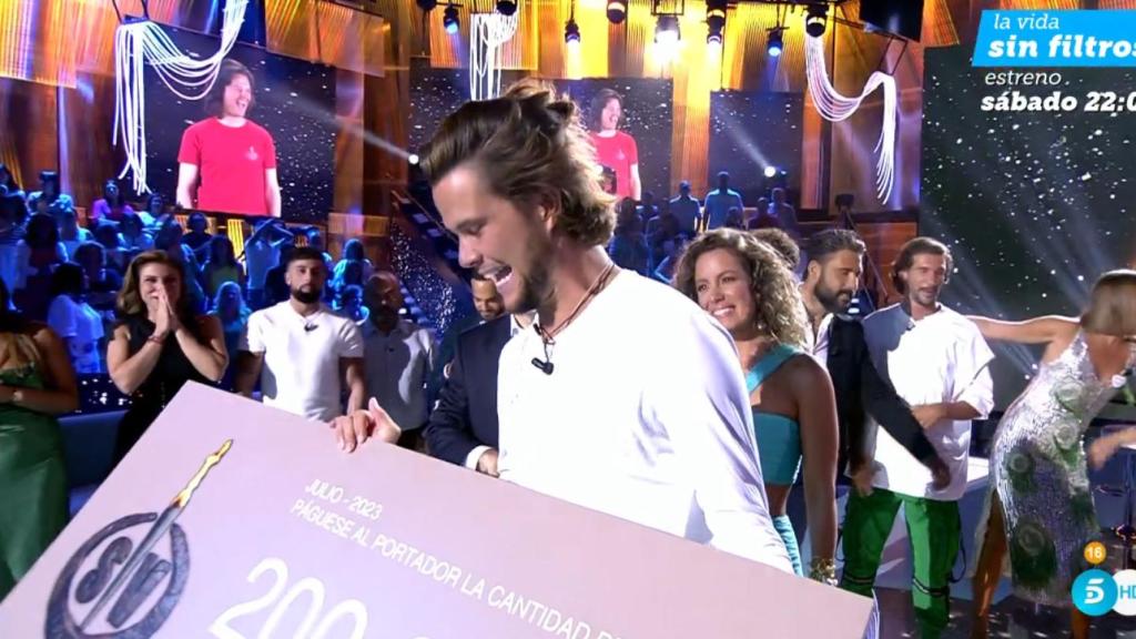 Bosco Martínez-Bordiú gana 'Supervivientes 2023'.