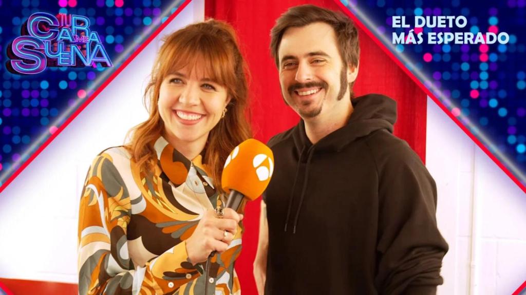 Andrea Guasch y Rubén Tajuelo 'Rosco' imitaron a Chenoa y Bisbal en 'TCMS'.