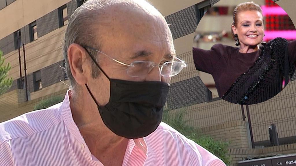 Moncho Ferrer, íntimo amigo de Carmen Sevilla, en un montaje de EL ESPAÑOL junto a la artista.